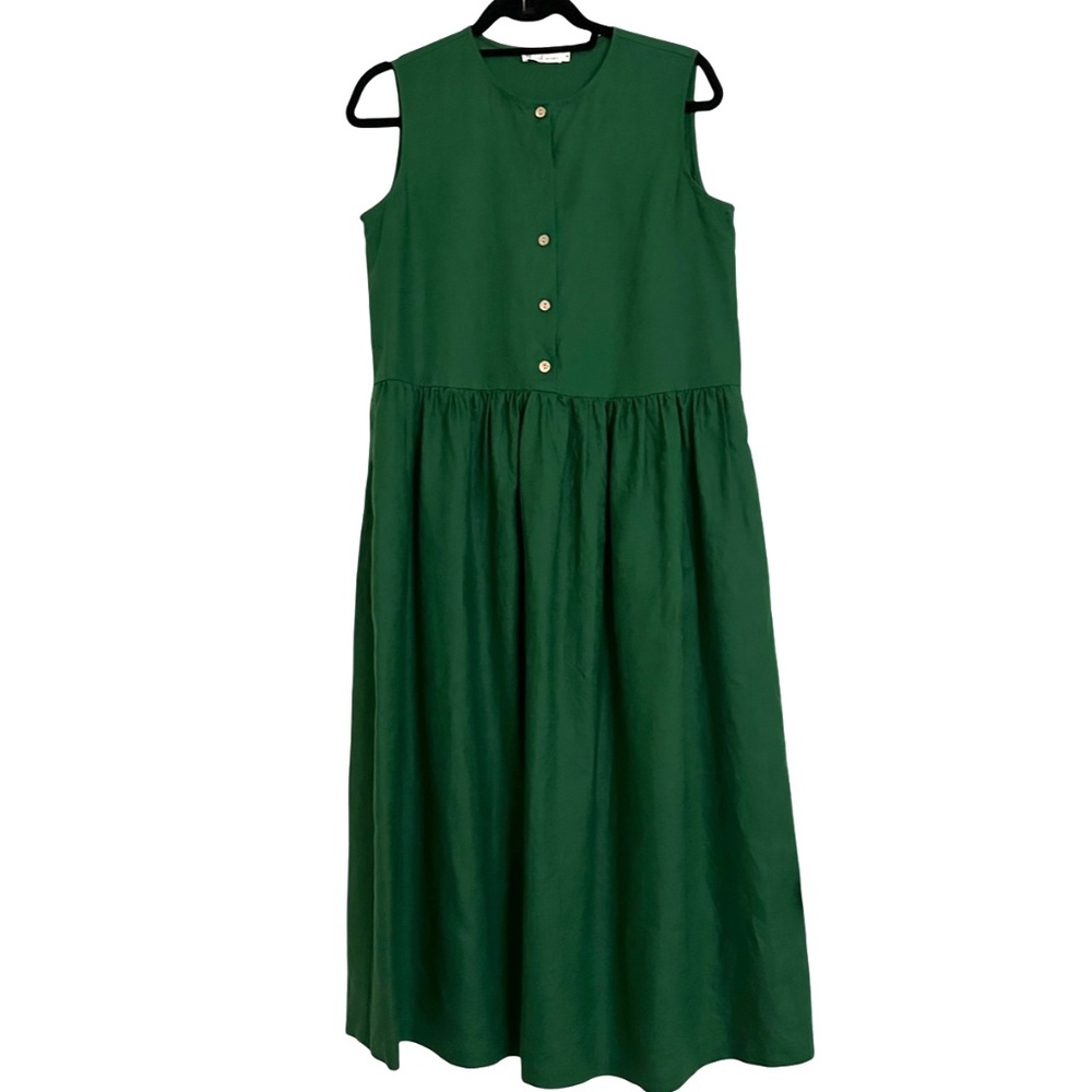Linen Summer Dress, Size M